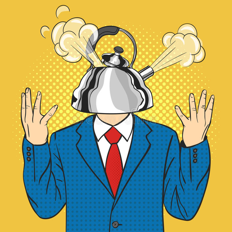 businessman-kettle-head-steam-pulled-out-lid-vector-hand-drawn-pop-art-illustration-70388152