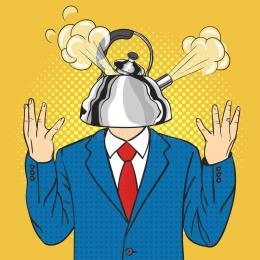 businessman-kettle-head-steam-pulled-out-lid-vector-hand-drawn-pop-art-illustration-70388152